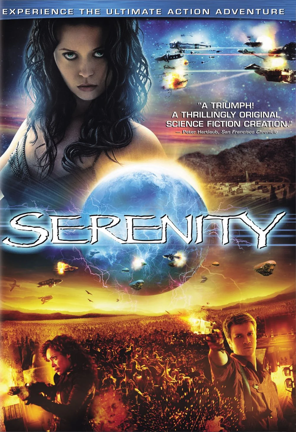 Official poster for the 2005 Serenity feature film starring the Firefly cast.