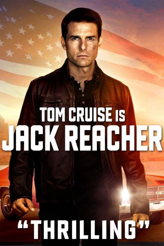 Tom Cruise as Jack Reacher on the poster for the 2012 film.